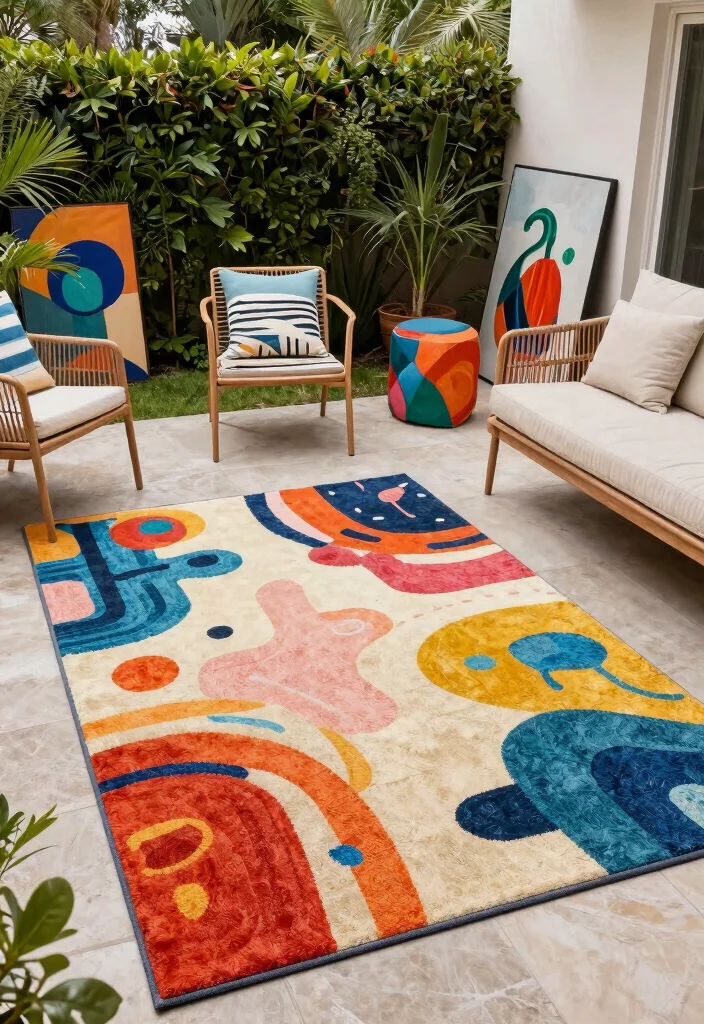 10 Best Rugs for Patio Decor That Wont Fade in the Sun 7. Artistic Expressions 0