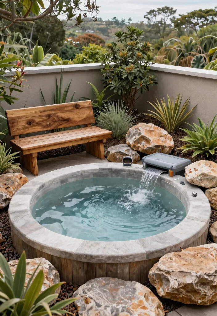 10 Luxury Roof Top Hot Tub Designs You Must See 7. Nature Inspired Retreat 0
