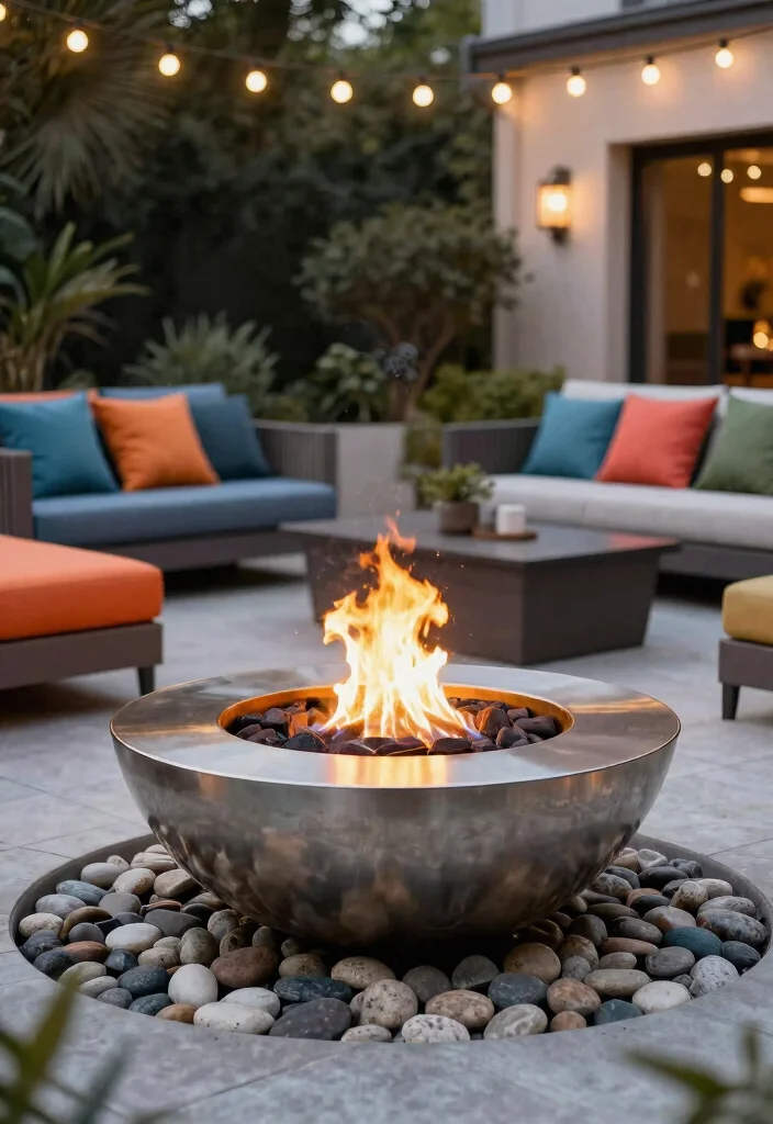 11 Authentic Boma Fire Pit Ideas for African Safari Vibes 4. Metal Fire Bowl 0