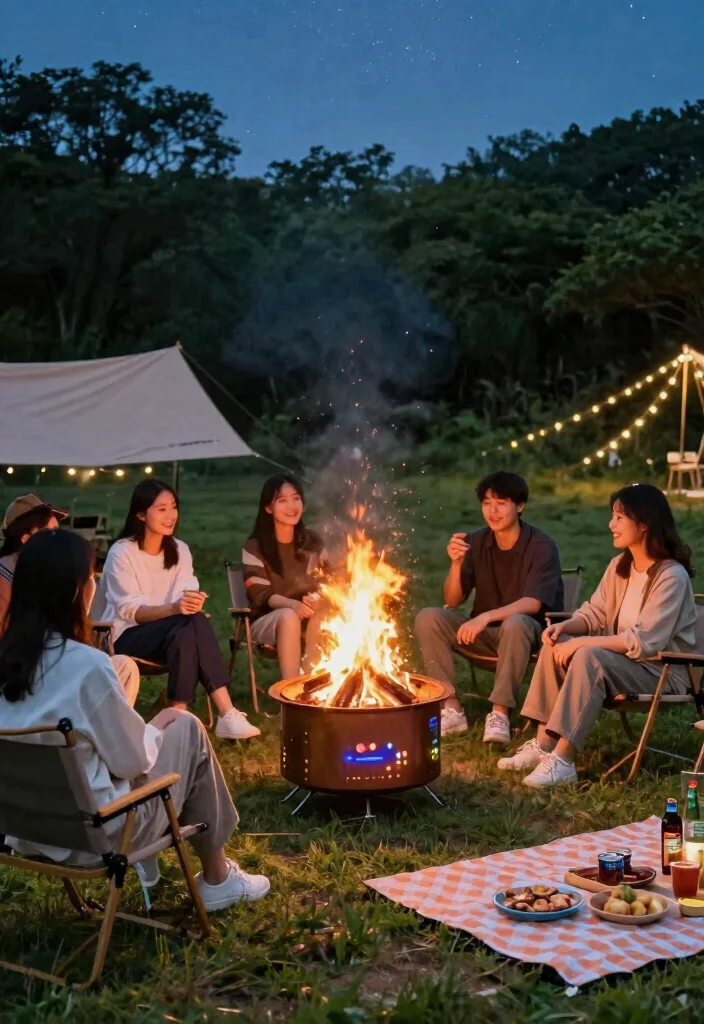 11 Authentic Boma Fire Pit Ideas for African Safari Vibes 6. Portable Fire Pit for Flexibility 0