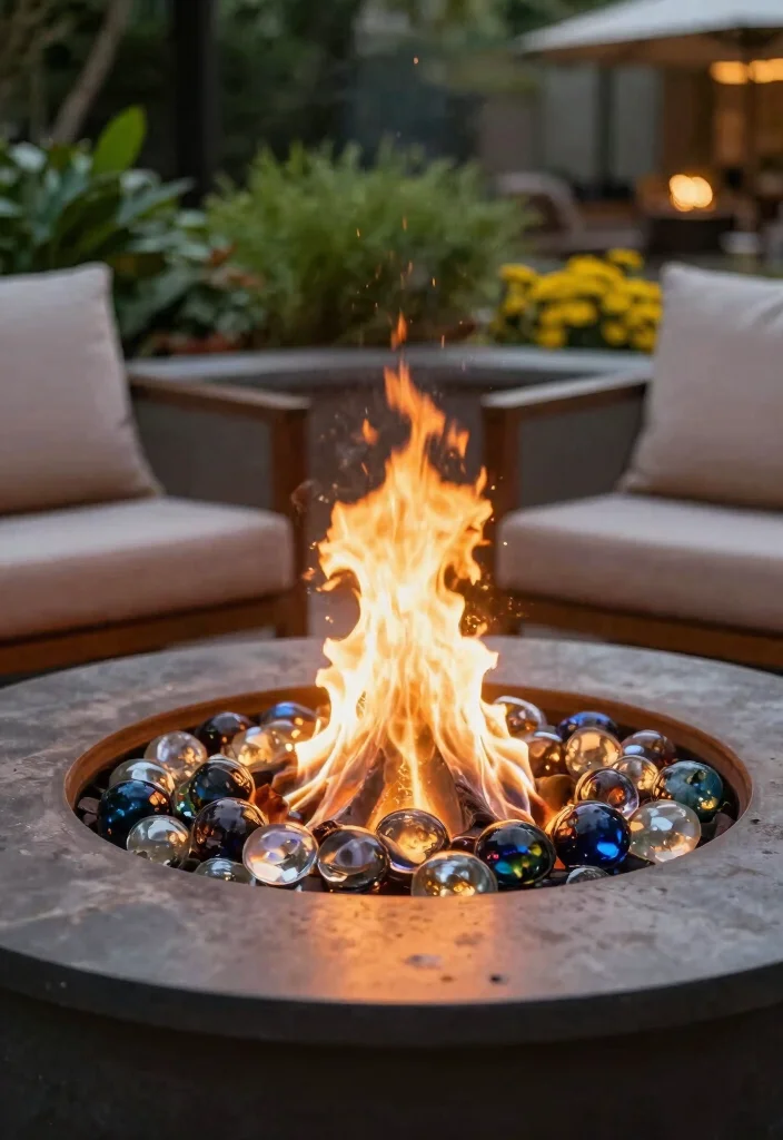 11 Beautiful Fire Pit Glass Stones Ideas Modern Glow Conclusion 0