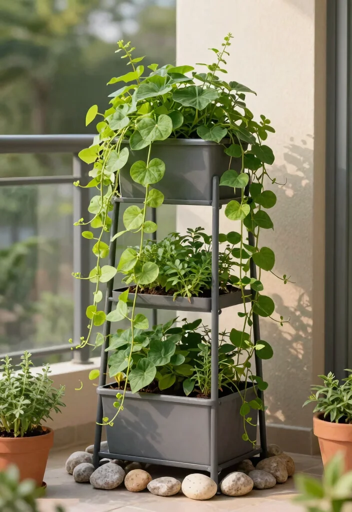 11 Beautiful Outdoor Lattice Planter Ideas for Climbing Vines 10. Vertical Garden Planter Box for Small Spaces 0