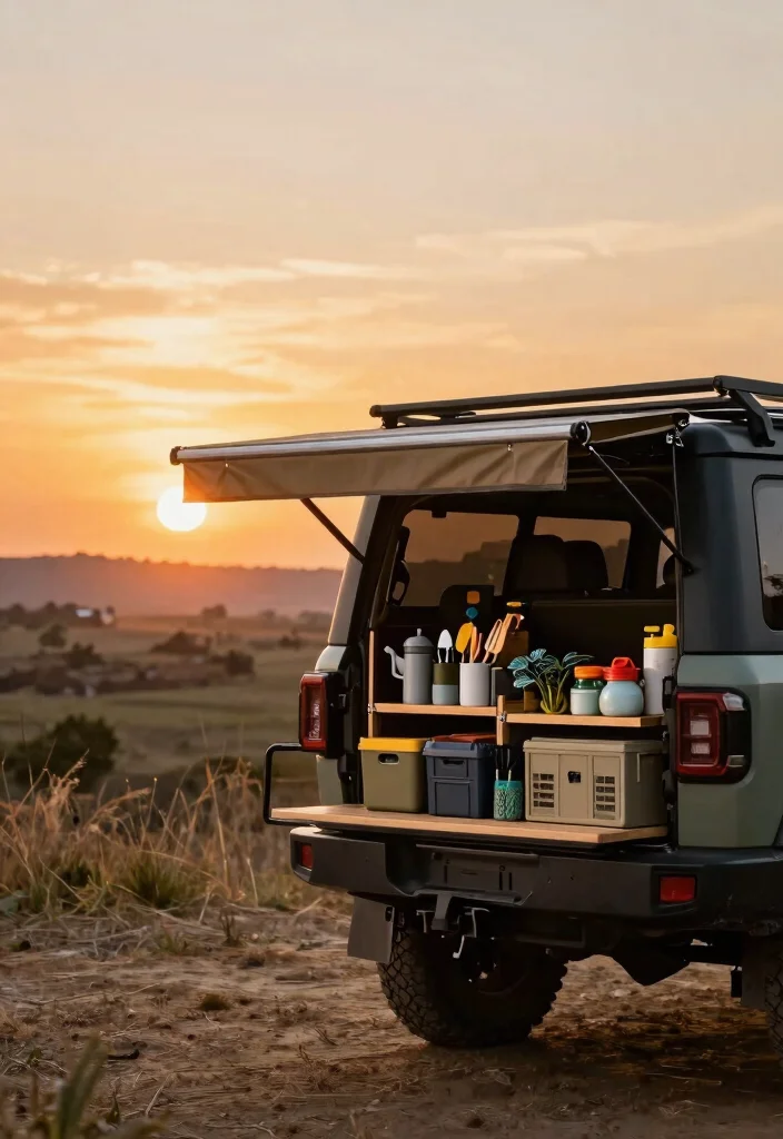 11 Best 4x4 Awning Concepts for Overlanding Adventures 10. The Integrated Awning with Storage 0