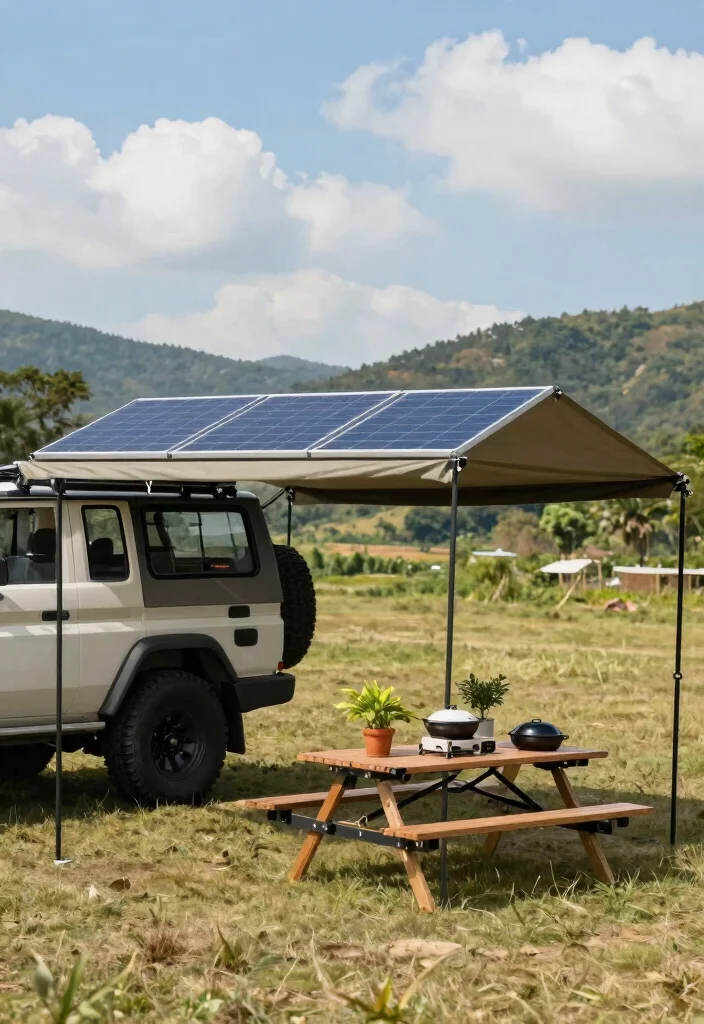 11 Best 4x4 Awning Concepts for Overlanding Adventures 2. The Solar Powered Canopy 0