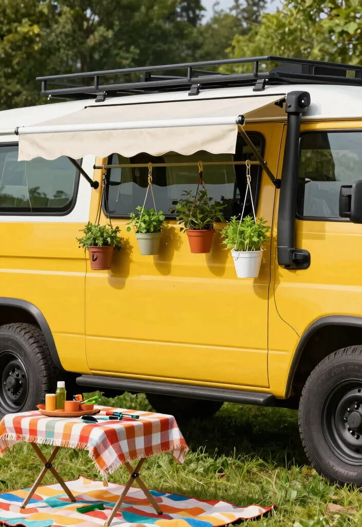 11 Best 4x4 Awning Concepts for Overlanding Adventures 4. The Side Mount Awning Garden 0