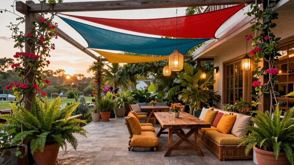 11 Contemporary Porch Awning Ideas Using Shade Sails to Transform Your Outdoor Living Space