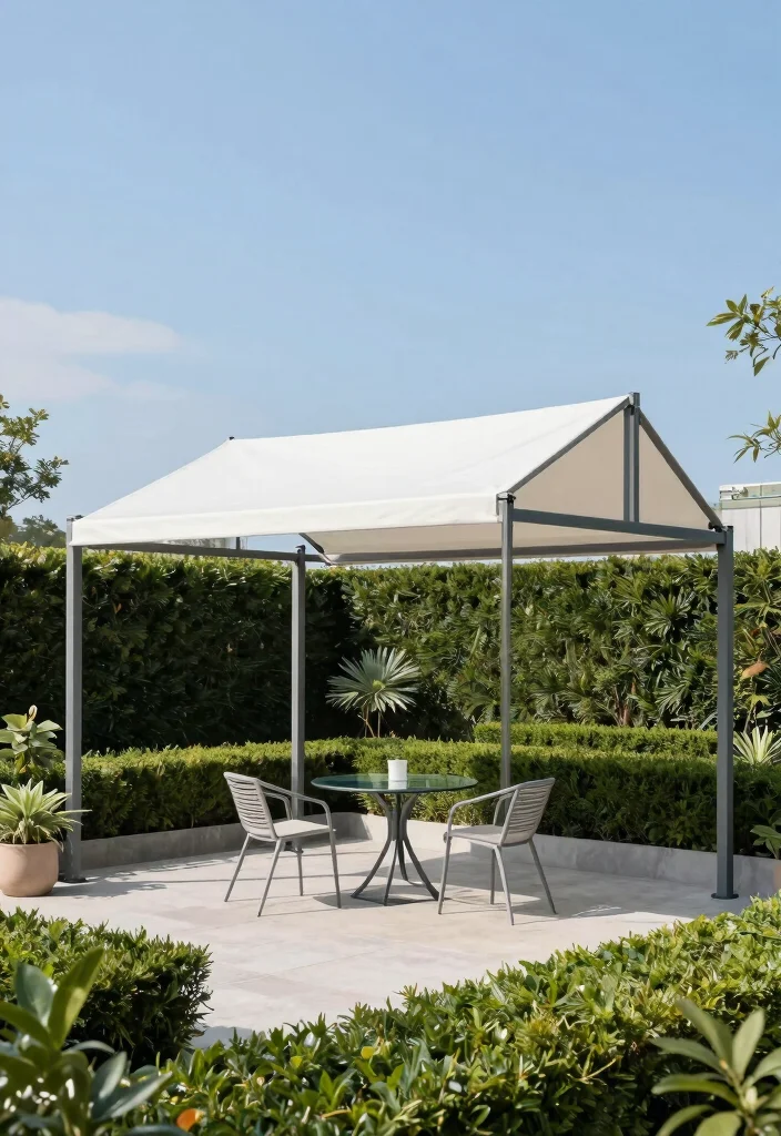 11 Easy Pop Up Gazebo Ideas for Instant Backyard Shade 4 11 Easy Pop Up Gazebo Ideas for Instant Backyard Shade 4. Minimalist Canopies with Clean Lines 0