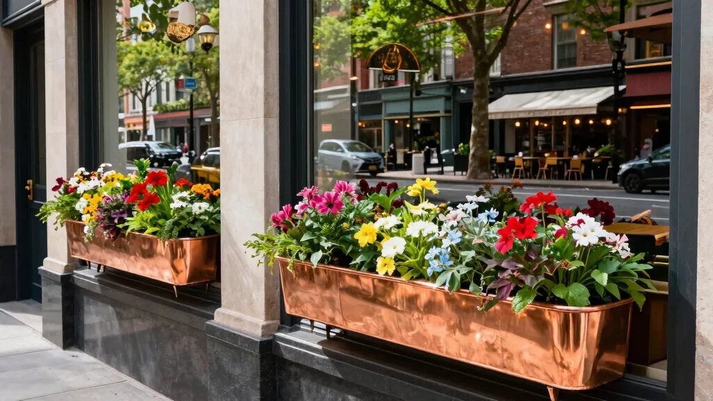 11 Elegant Copper Window Planter Ideas [Ages Beautifully]