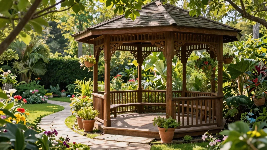 11 Elegant Gazebo Railing Ideas [Custom Woodwork]