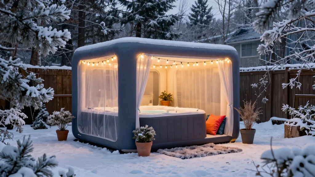 11 Genius Inflatable Hot Tub Shed Ideas for Winter Protection
