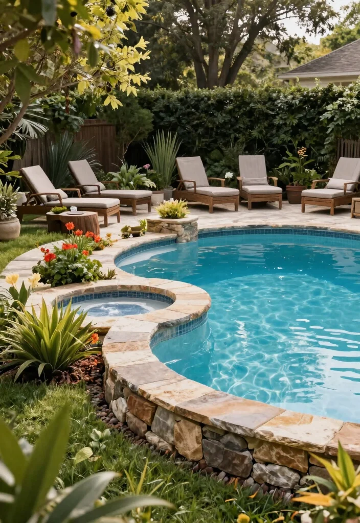 11 Natural Pool Edging Concepts Above Ground with Stone Conclusion 0
