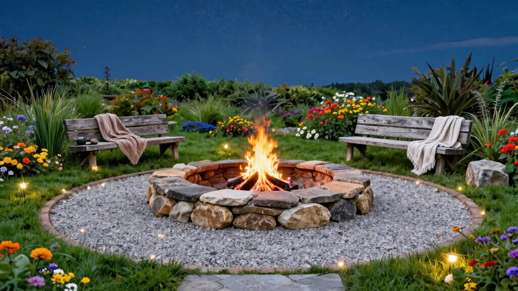 11 Safe Fire Pit Border Ideas [Stone and Gravel]