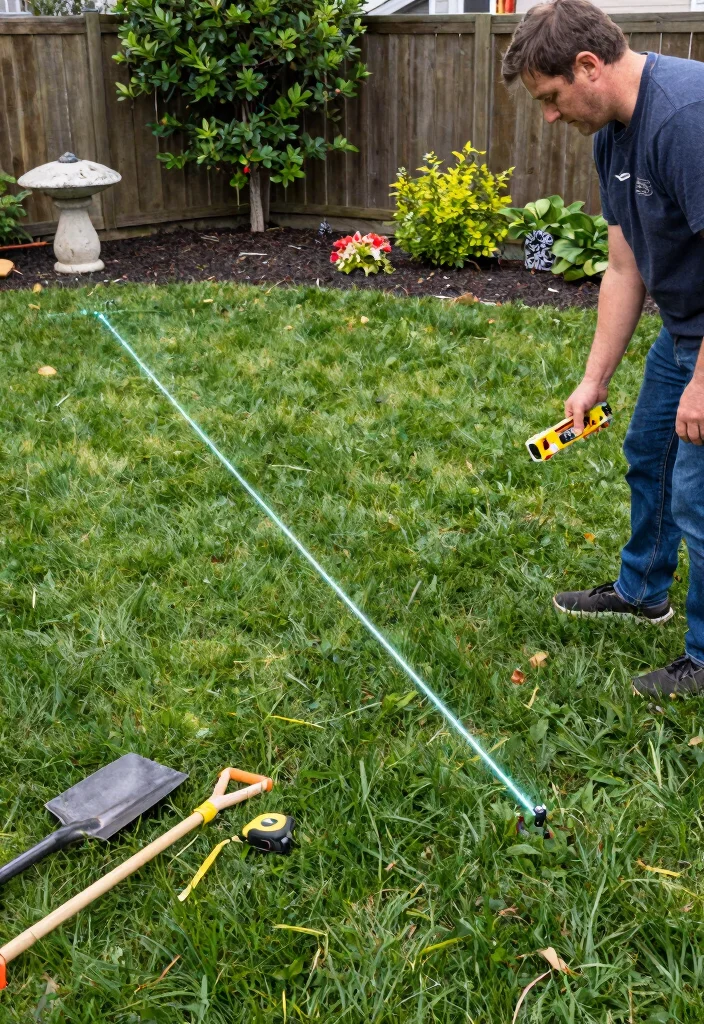 11 Smart Above Ground Pool Leveling Ideas Easy DIY Fix 3. Employ a Laser Level for Precision 0