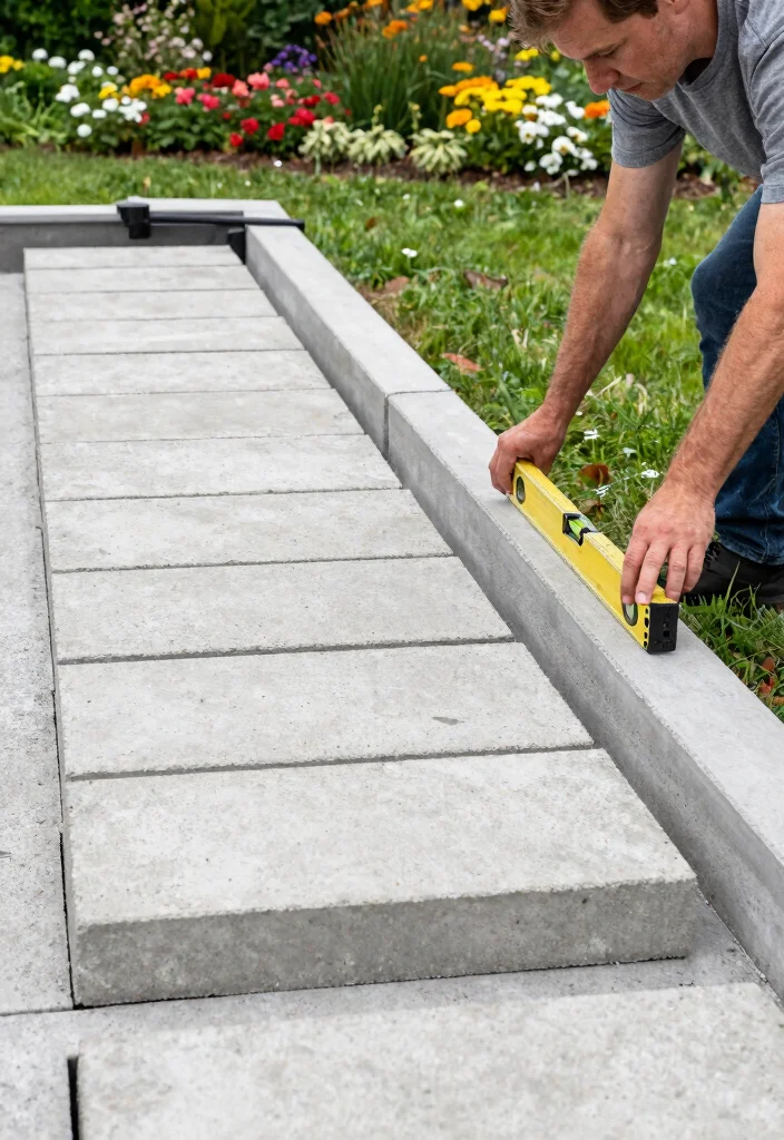 11 Smart Above Ground Pool Leveling Ideas Easy DIY Fix 8. Utilize Concrete Blocks 0