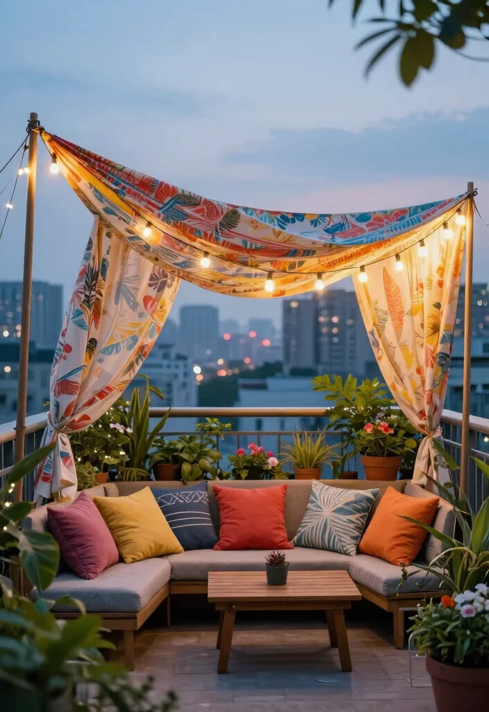 11 Smart Awning Ideas for Balcony Shade Solutions Apartments 2. Fabric Canopies A Boho Touch 0