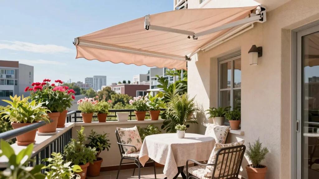 11 Smart Awning Ideas for Balcony Shade Solutions [Apartments]