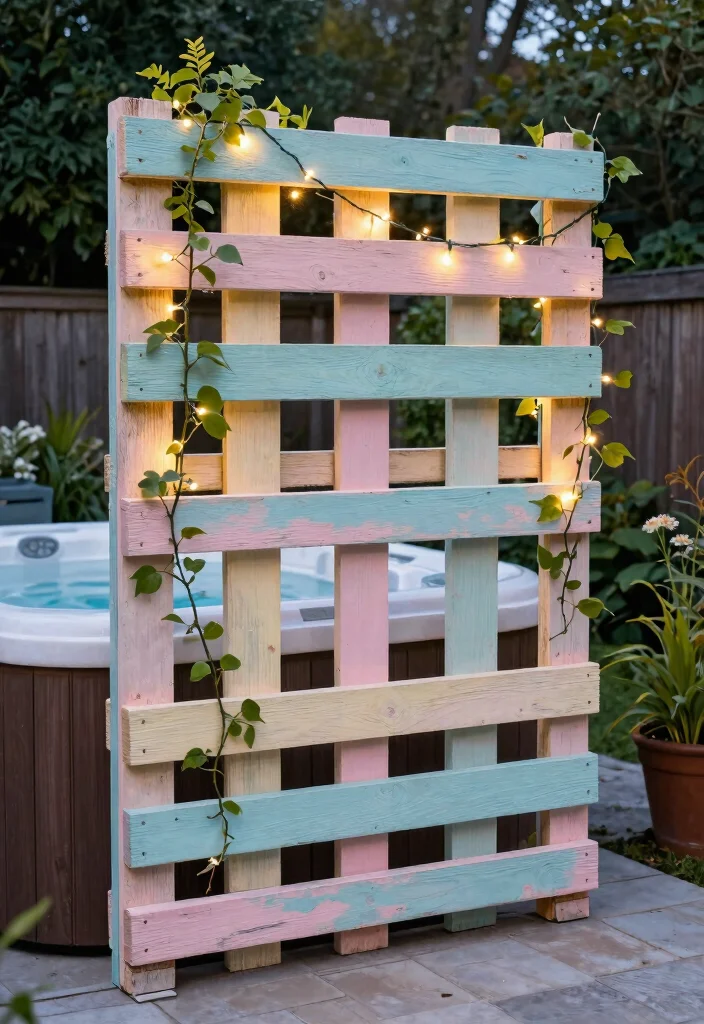 11 Smart Hot Tub Privacy Tips: DIY Cheap Solutions 2 11 Smart Hot Tub Privacy Tips DIY Cheap Solutions 2. DIY Garden Screens Artistic Boundaries 0