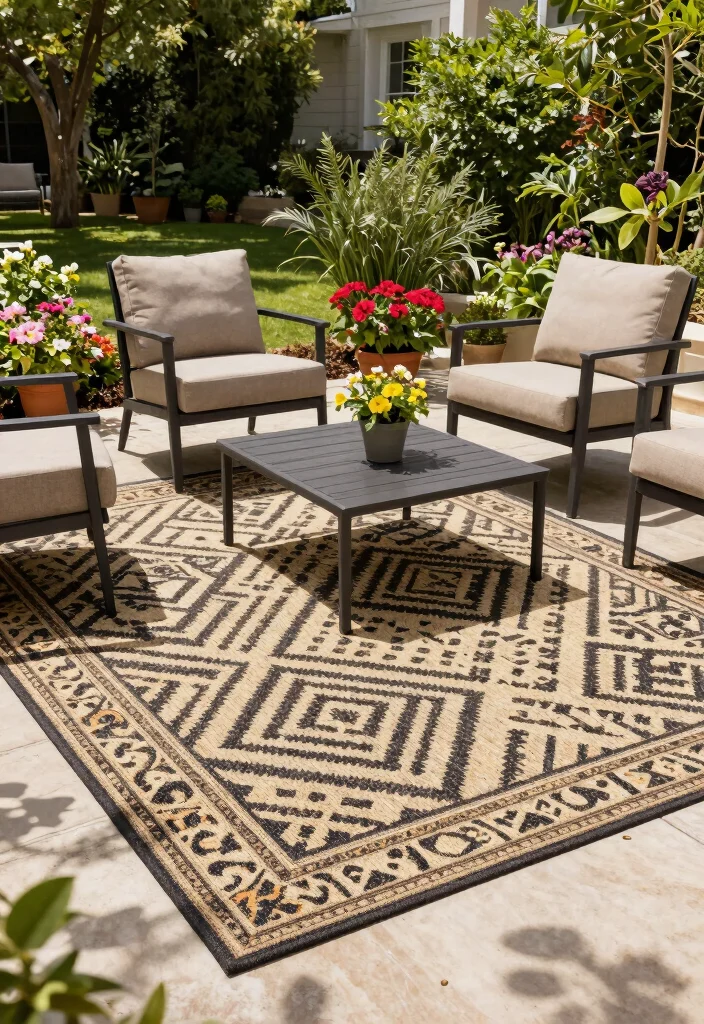 11 Smart Waterproof Patio Decor Inspiration Weatherproof 2. Durable Outdoor Rugs 0