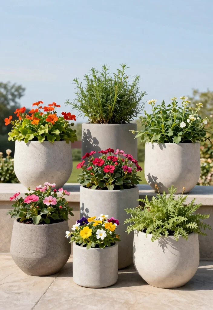11 Smart Waterproof Patio Decor Inspiration Weatherproof 3. Stylish Weather Resistant Planters 0