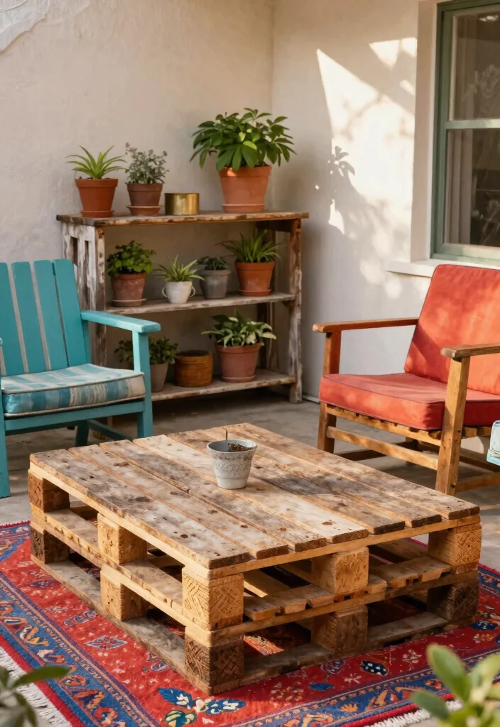 11 Smart Waterproof Patio Decor Inspiration Weatherproof 5. Repurposed Eco Friendly Furniture 0