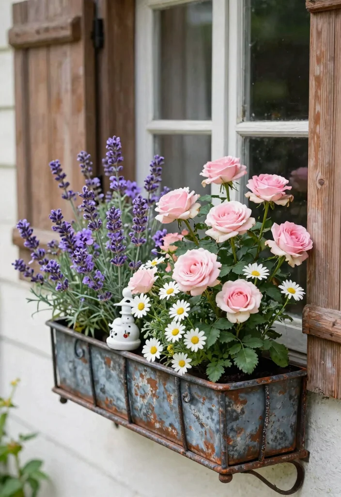 11 Timeless Iron Window Box Ideas for Classic Architecture 8. Vintage Cottage Style 0