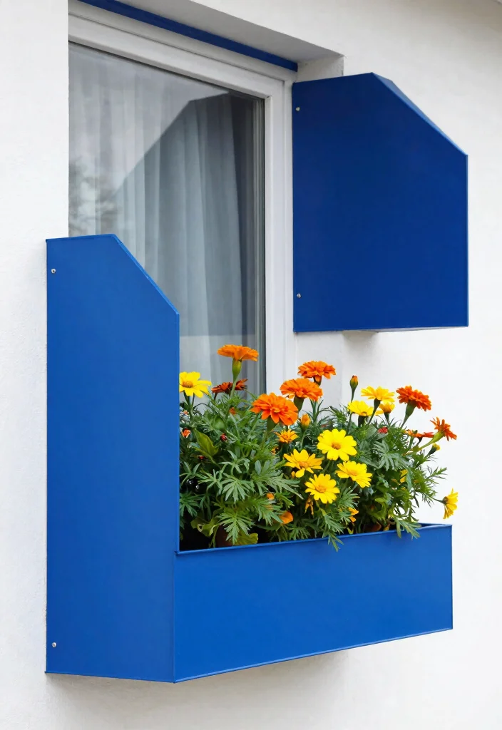 11 Timeless Iron Window Box Ideas for Classic Architecture 9. Geometric Iron Shapes 0