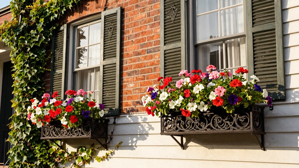 11 Timeless Iron Window Box Ideas for Classic Architecture