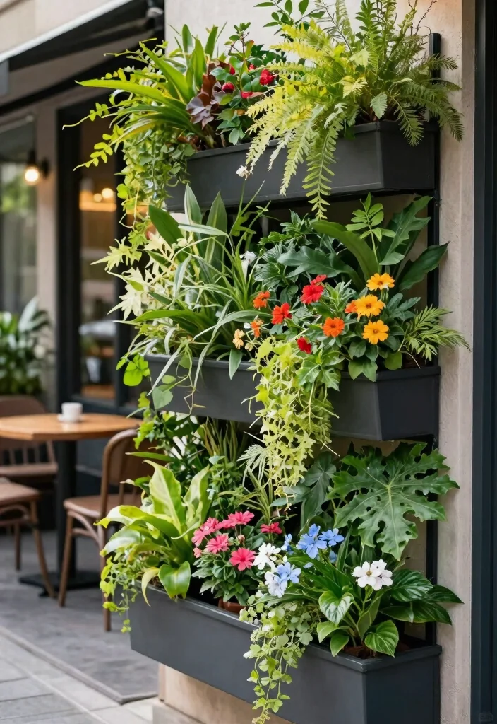 11 Trendy Coffee Shop Patio Design Ideas for Your Backyard 9. Vertical Gardens 0