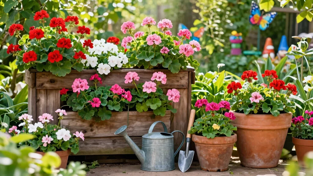 11 Vibrant Outdoor Geranium Planter Ideas for Summer