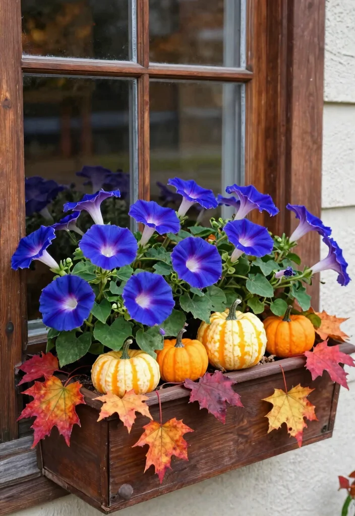 13 Beautiful Morning Glory Window Box Ideas Fast Growing 13. Seasonal Decor 0