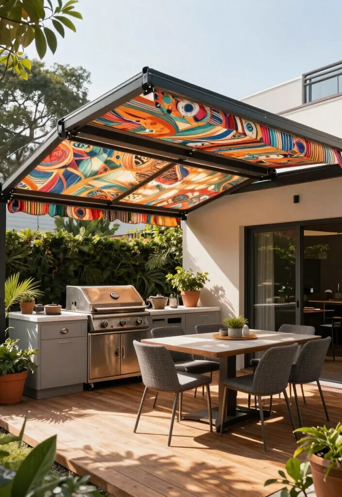 13 Best Outdoor Kitchen Canopy Ideas for Rain or Shine 1 13 Best Outdoor Kitchen Canopy Ideas for Rain or Shine 1. Retractable Canopies Versatile and Stylish 0