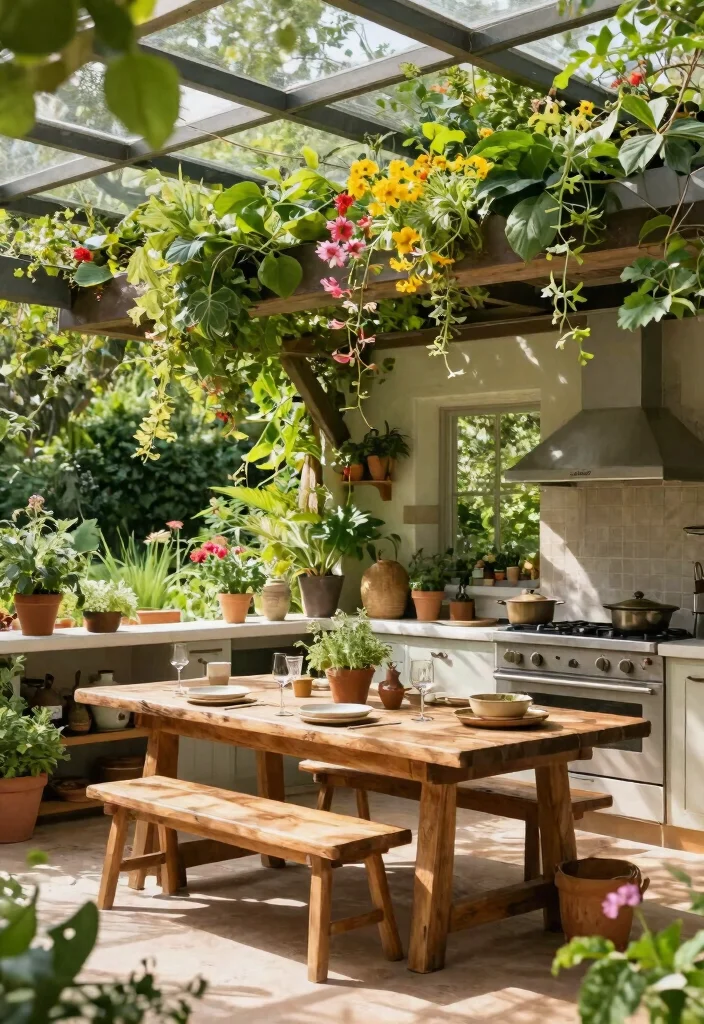 13 Best Outdoor Kitchen Canopy Ideas for Rain or Shine 7 13 Best Outdoor Kitchen Canopy Ideas for Rain or Shine 7. Green Roof Canopies Natures Umbrella 0