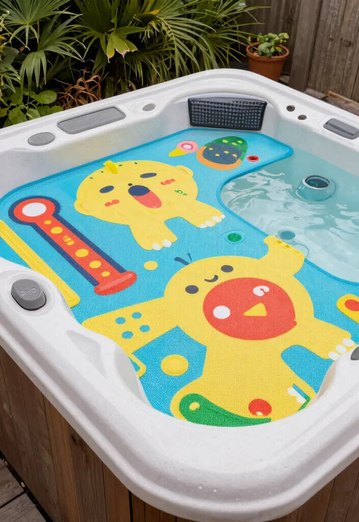 13 Best Spa Tub Flooring Ideas for Safety and Style 4. Rubber Matting for Maximum Safety 0