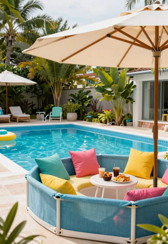 13 Brilliant 15 ft Elevated Ground Pool Ideas for Small Yards 7. Shade Solutions 0