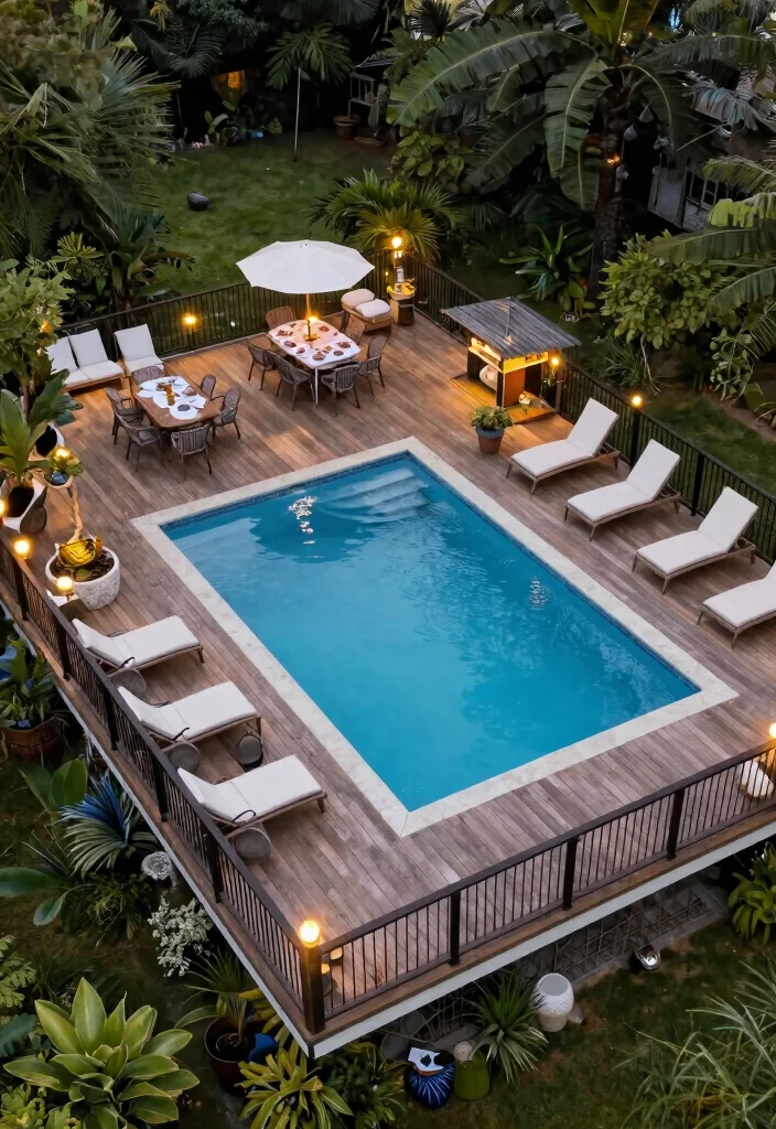 13 Brilliant 15 ft Elevated Ground Pool Ideas for Small Yards 8. Multi Level Decks 0