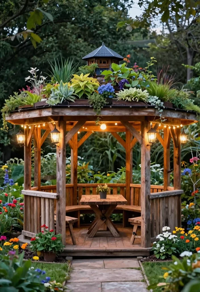 13 Classic Hexagonal Gazebo Ideas Timeless Design 1. Eco Friendly Wooden Gazebo 0