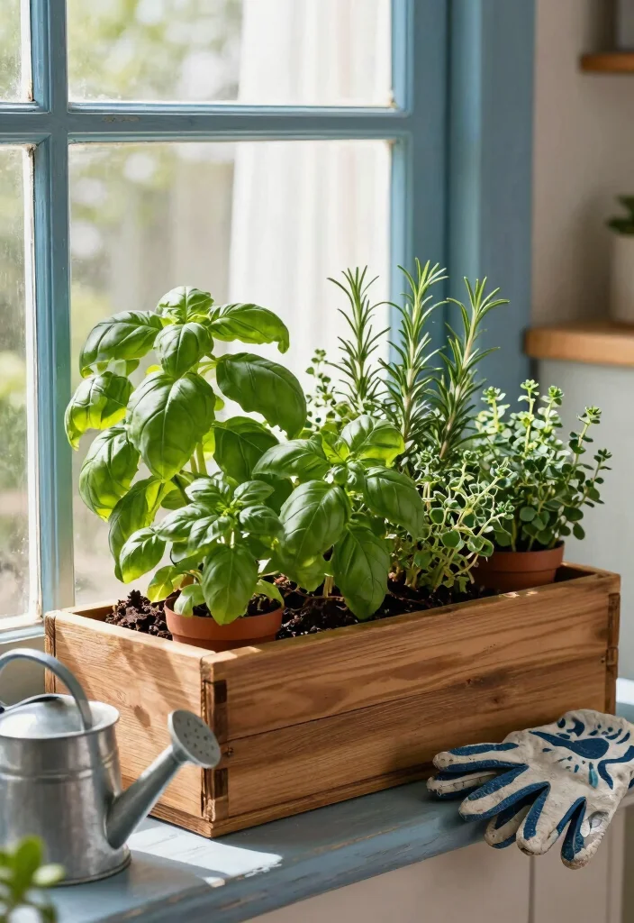 13 Clever Window Box Ideas for Small Windows Scale Tips 1. Herb Haven for Culinary Delights 0