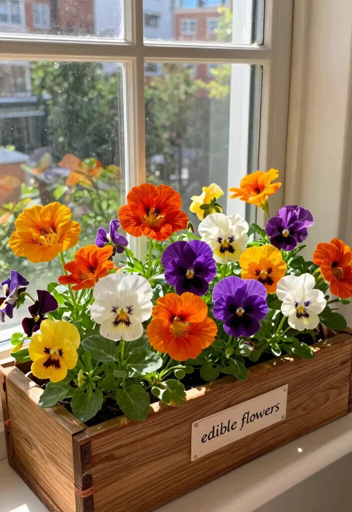 13 Clever Window Box Ideas for Small Windows Scale Tips 5. Edible Flowers for a Unique Touch 0