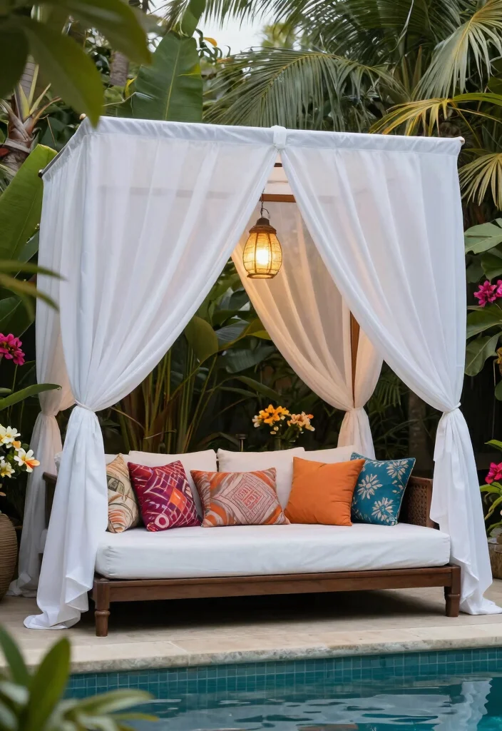 13 Cozy Above Ground Pool Seating Ideas for the Deck 5 13 Cozy Above Ground Pool Seating Ideas for the Deck 5. Chic Outdoor Daybeds 0