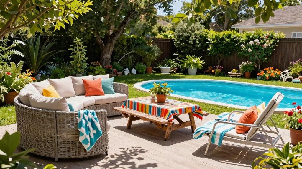 13 Cozy Above Ground Pool Seating Ideas for the Deck