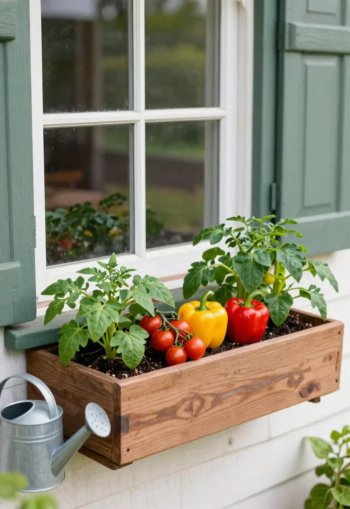 13 Cozy Bungalow Window Box Ideas for Craftsman Homes 6 13 Cozy Bungalow Window Box Ideas for Craftsman Homes 6. Miniature Vegetable Garden Fresh Produce at Home 0