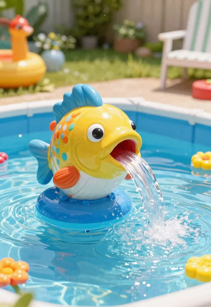 13 Easy Above Ground Pool Fountain Ideas DIY Projects 11. Spouting Fish Fountain 0