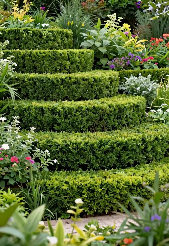 13 Elegant Outdoor Boxwood Planter Ideas for a Modern Minimalist Garden 6 13 Elegant Outdoor Boxwood Planter Ideas for a Modern Minimalist Garden 6. Tiered Boxwood Gardens 0