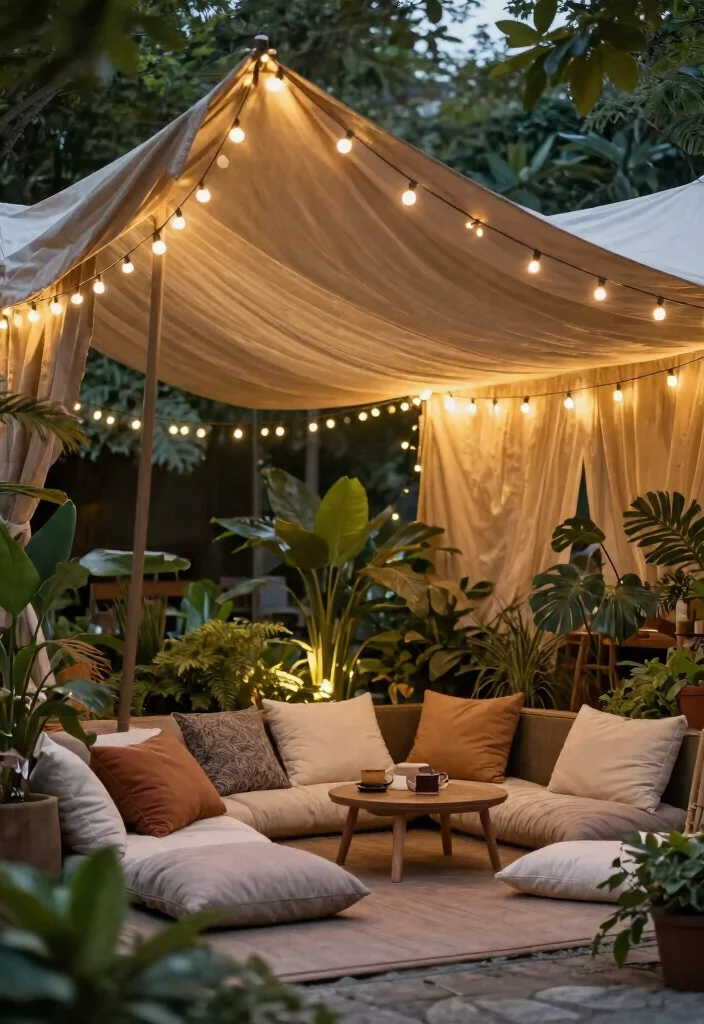 13 Genius Awning Privacy Ideas to Hide from Neighbors 10. Create a Cozy Canopy 0