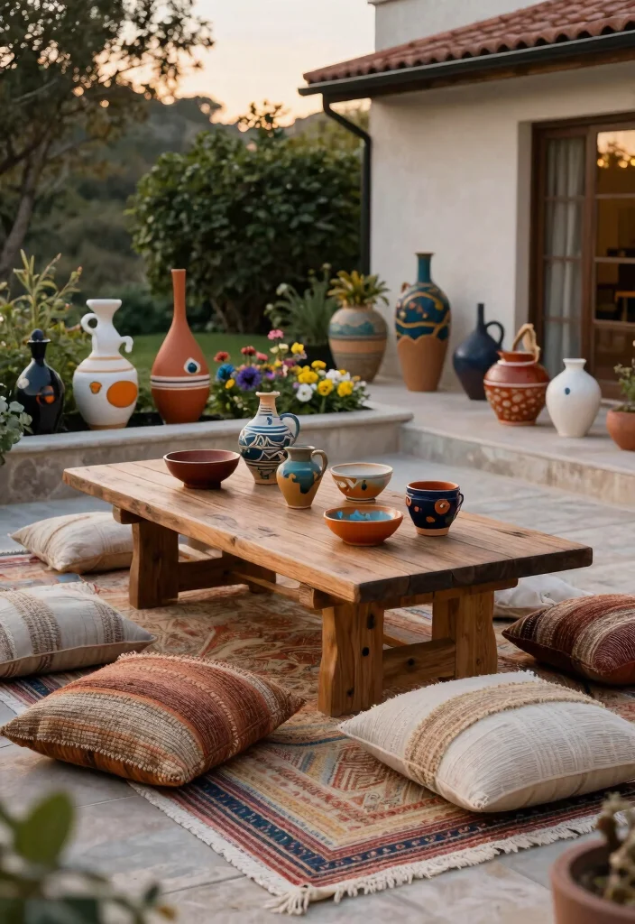 13 Natural Eco Friendly Patio Decor Inspiration 3. Handmade Artisan Decor 0