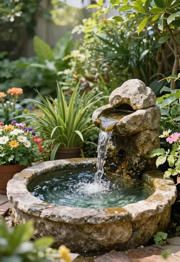 13 Natural Eco Friendly Patio Decor Inspiration 9. Natural Water Features 0