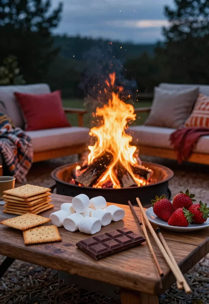 13 Romantic Fire Pit Date Night Ideas Cozy Setup 1. Smores Under the Stars 0