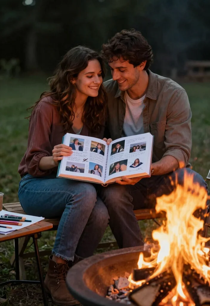 13 Romantic Fire Pit Date Night Ideas Cozy Setup 10. Craft Your Love Story 0