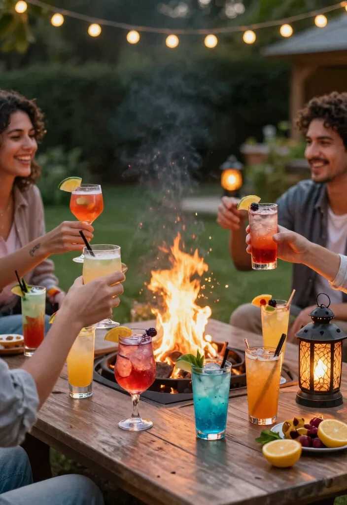 13 Romantic Fire Pit Date Night Ideas Cozy Setup 12. DIY Cocktail Night 0