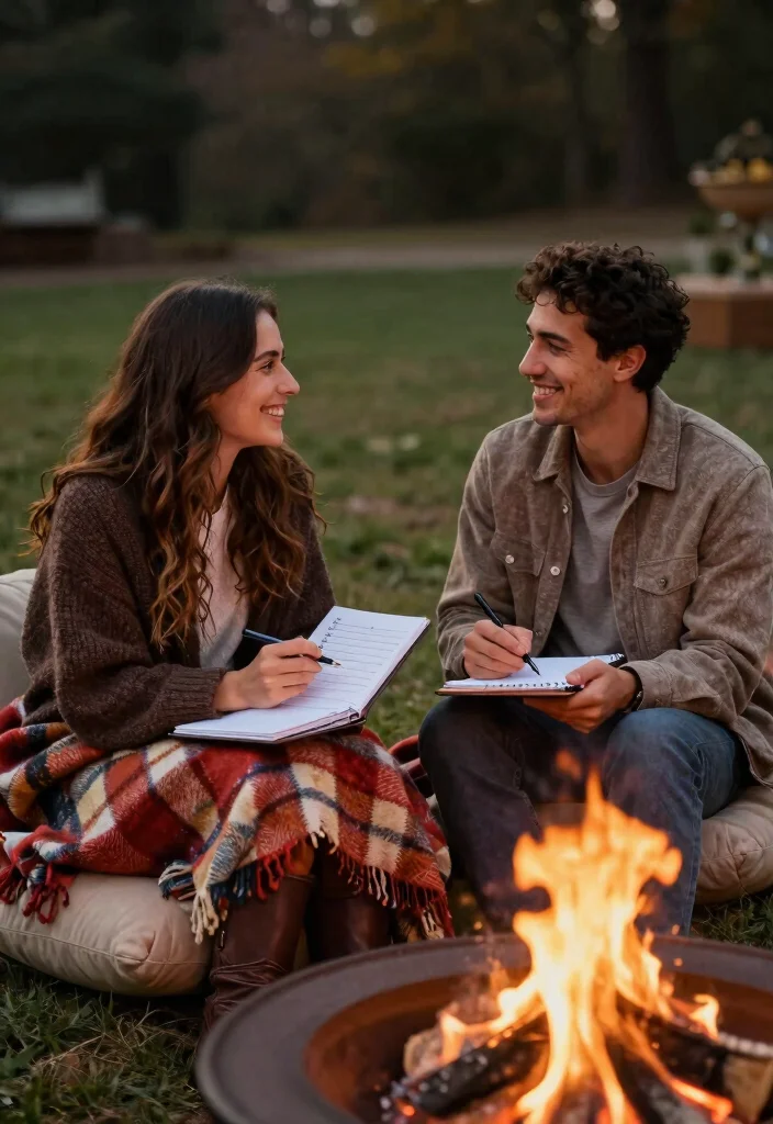 13 Romantic Fire Pit Date Night Ideas Cozy Setup 13. Share Your Bucket Lists 0